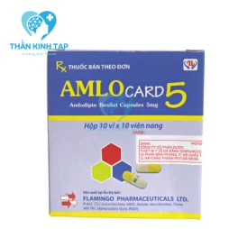 Amlocard 5 - Thuốc hạ huyết áp giảm đau thắt ngực